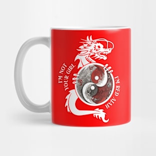 im not your girl,  red ajah Mug